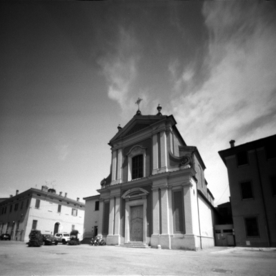 picture taken by pinhole medium format 6x6 madonna of the belt