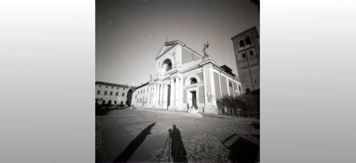 pinhole camera 6x6 church shot